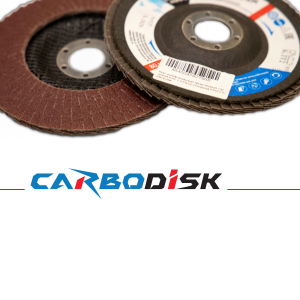 Круг лепестковый торцевой CARBODISK КЛТ2 125х22,23 корунд P100